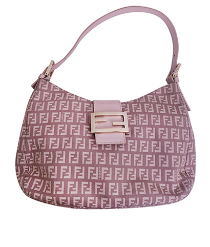 Fendi Zucca Hobo Shoulder Bag, front view